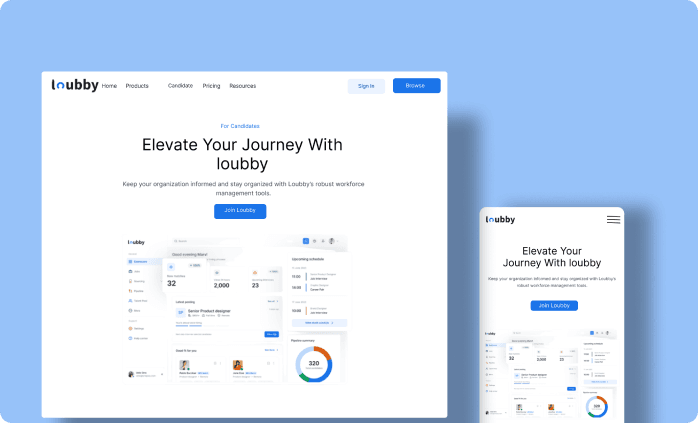 Loubby AI product interface